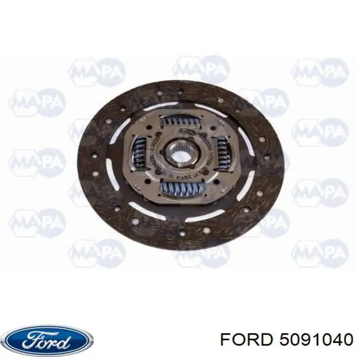 Zestaw sprzęgła (3 części) Ford 5091040 cena, od 95,34 USD
