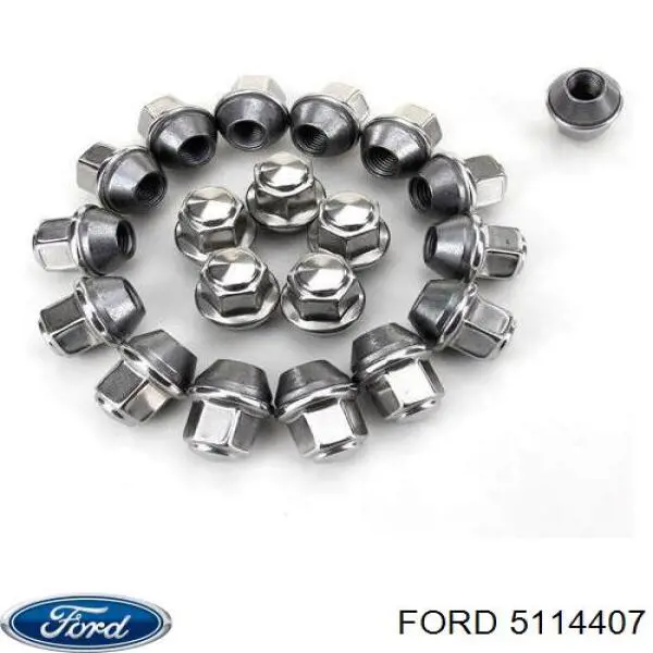 Do koszyka 5114407 Ford Nakrętka koła