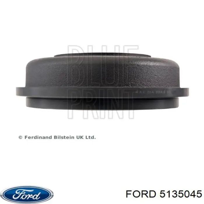 Do koszyka 5135045 Ford Bęben hamulcowy tylny