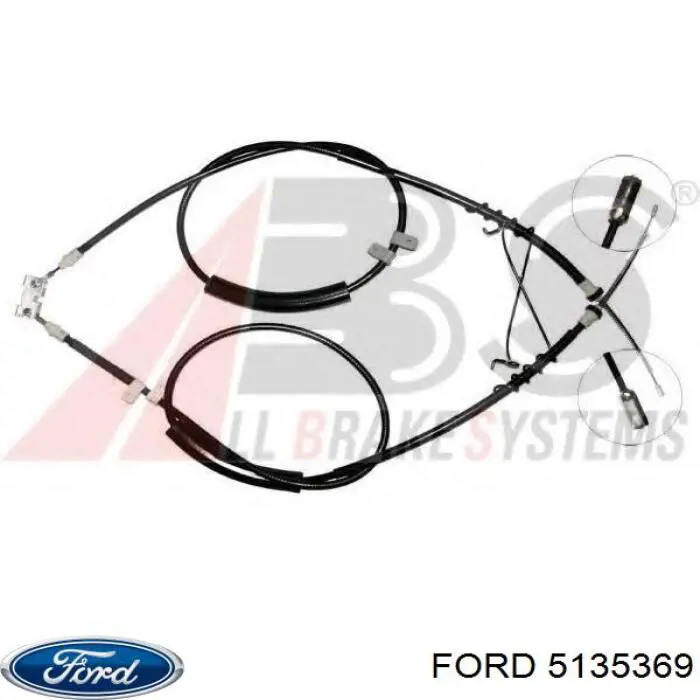 Linka hamulca ręcznego tylna prawa/lewa Ford 5135369 cena, od 39,80 USD