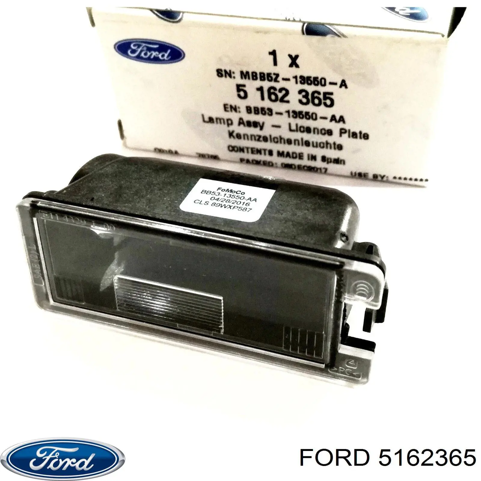 Lampa oświetlenia tylnej tablicy rejestracyjnej Ford 5162365 cena, od 32,93 USD