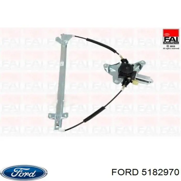 Mechanizm podnoszenia szyby drzwi przednich lewych Ford 5182970 cena, od 86,83 USD