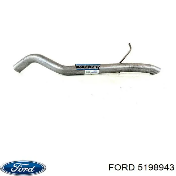 Tłumik, tylna część Ford 5198943 cena, od 38,72 USD