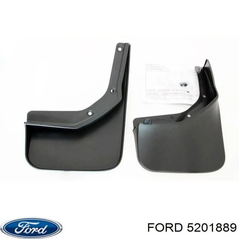 Chlapacze tylne, komplet Ford 5201889 cena, od 88,13 USD