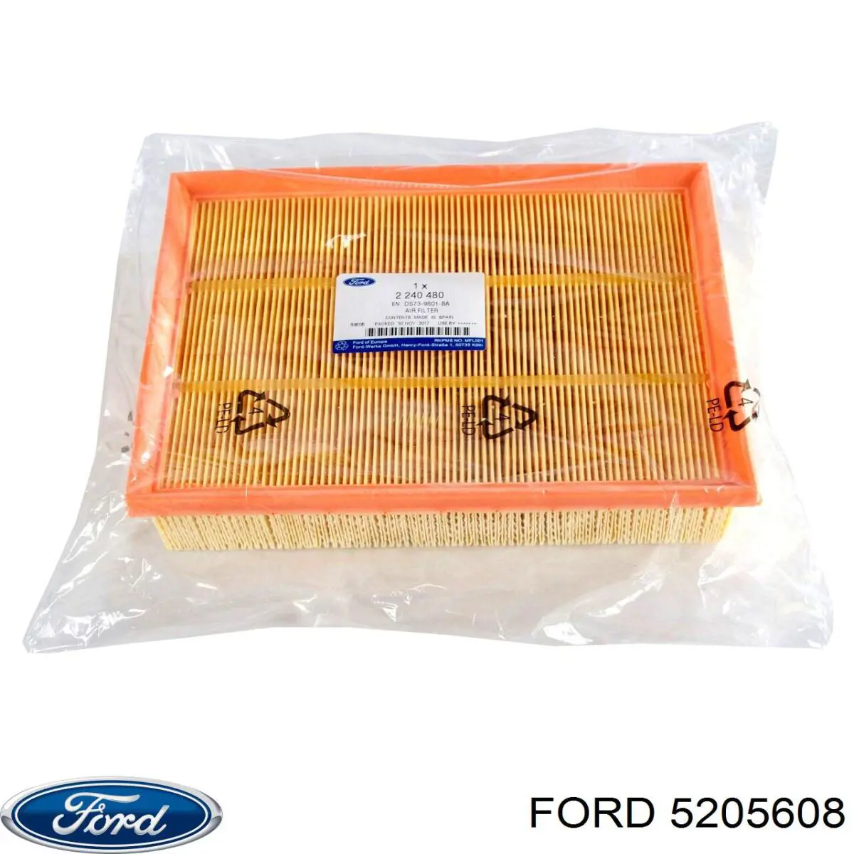 Do koszyka 5205608 Ford Filtr powietrza