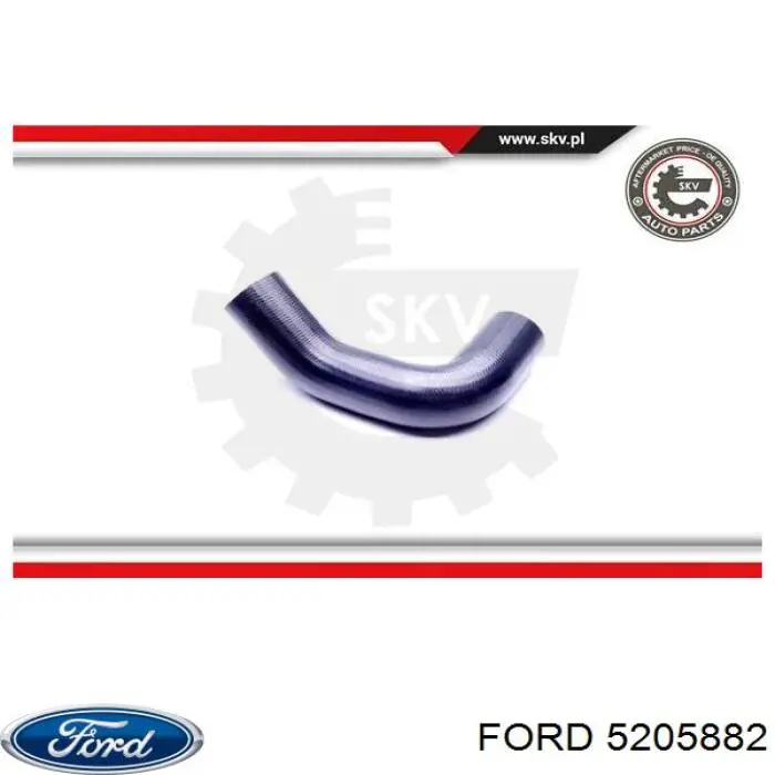 Przewód (króciec) intercoolera Ford 5205882 cena, od 22,02 USD