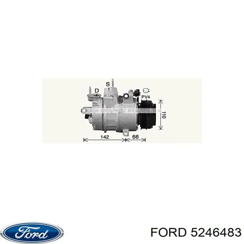 5246483 Ford sprężarka klimatyzacji