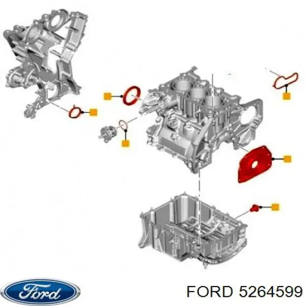 WHT007713 VAG Uszczelka termostatu