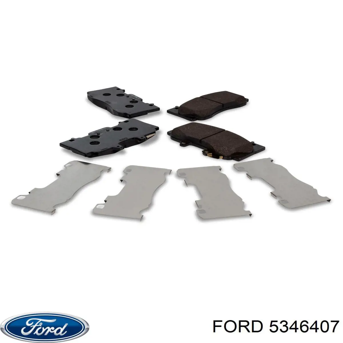Klocki hamulcowe przednie tarczowe BRF1460 Ford