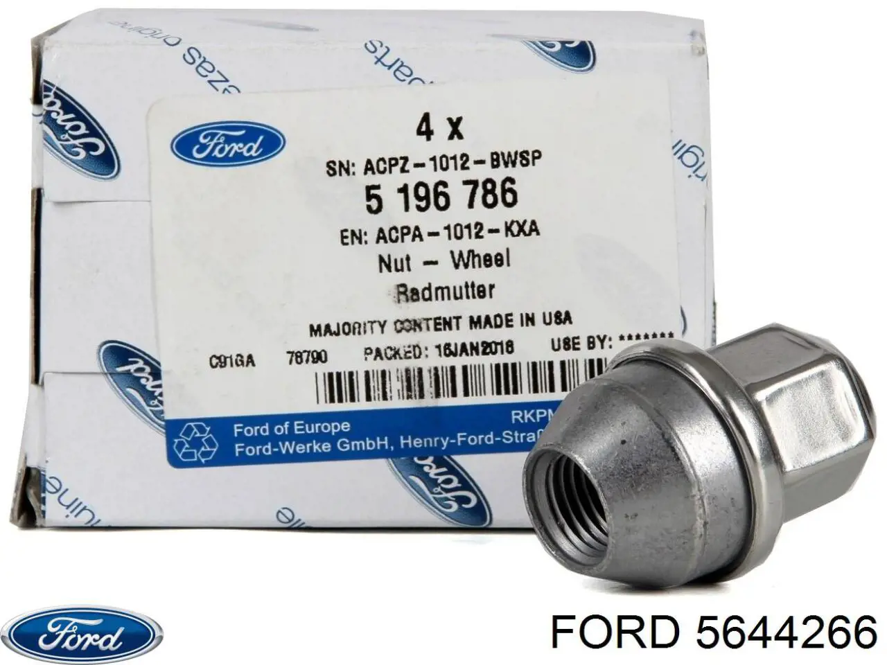 Nakrętka koła Ford 5644266 cena, od 7,94 USD