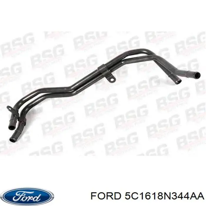 Przewód (króciec) układu chłodzenia Ford 5C1618N344AA cena, od 22,84 USD