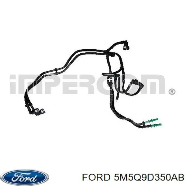 5M5Q9D350AB Ford Rurka paliwa, zwrotna od wtryskiwaczy
