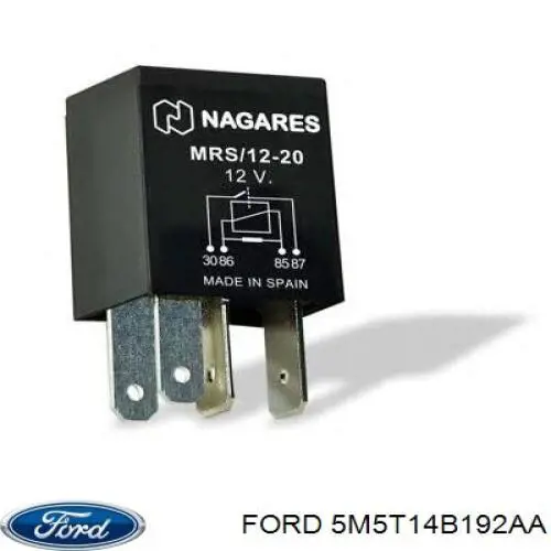 5M5T14B192AA Ford Przekaźnik wentylatora
