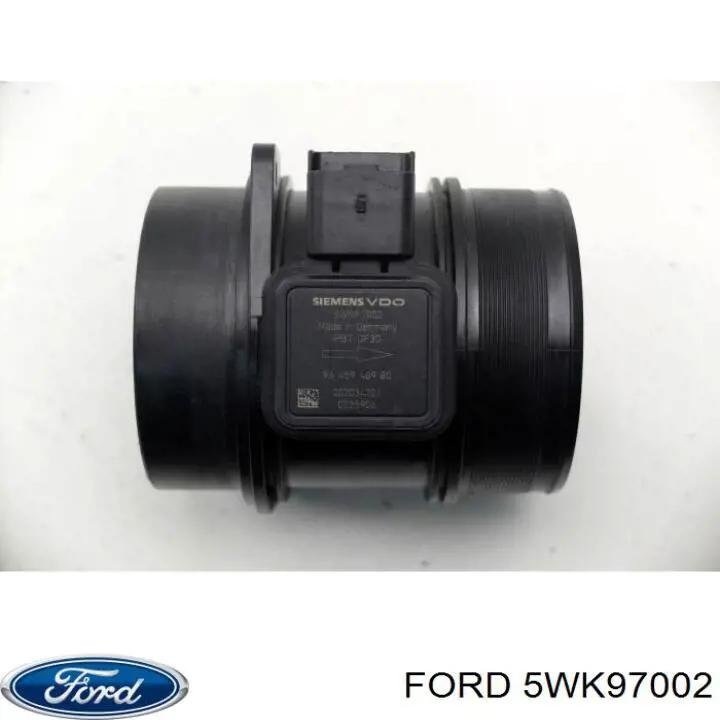 Czujnik przepływu powietrza, przepływomierz powietrza M.A.F. Ford 5WK97002 cena, od 49,73 USD
