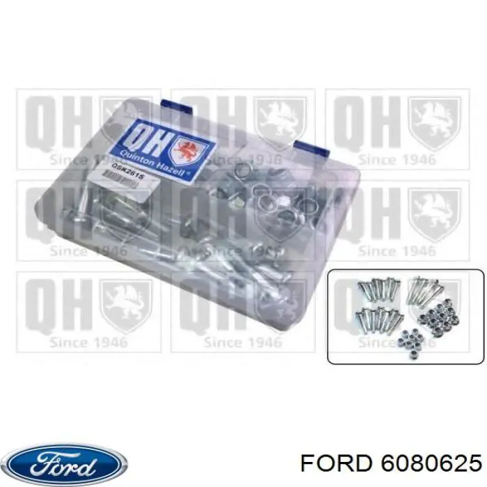 Do koszyka 6080625 Ford Śruba mocowania przedniego sworznia wahacza do czopu