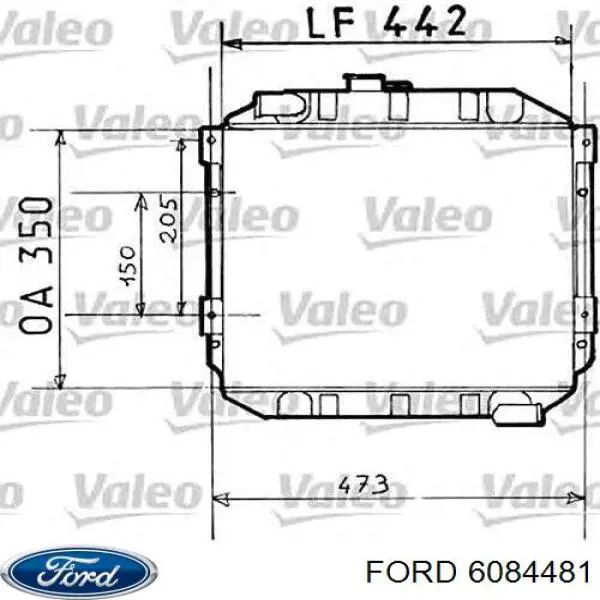Chłodnica silnika do Ford Granada  GU