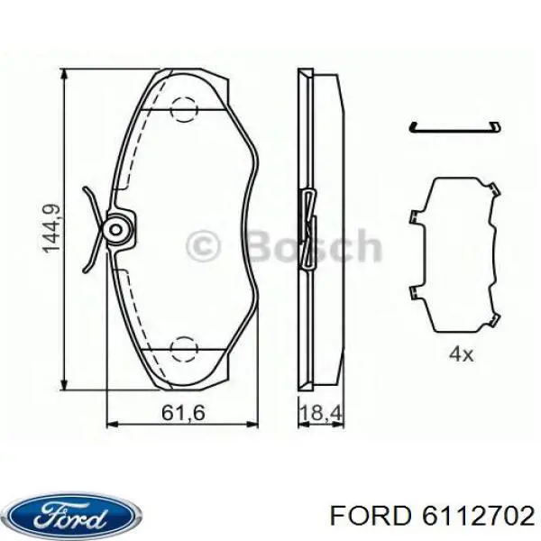 Do koszyka Kierunkowskaz prawy Ford Fiesta Mk2 FBD