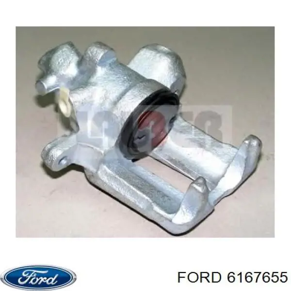 Do koszyka 6167655 Ford Zacisk hamulcowy tylny lewy