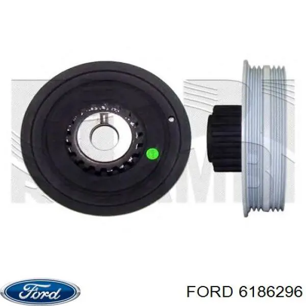 Do koszyka 6186296 Ford Koło pasowe wału korbowego