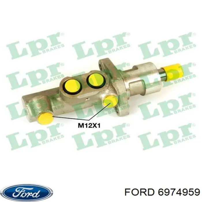 Główny cylinder hamulców Ford 6974959 cena, od 46,05 USD