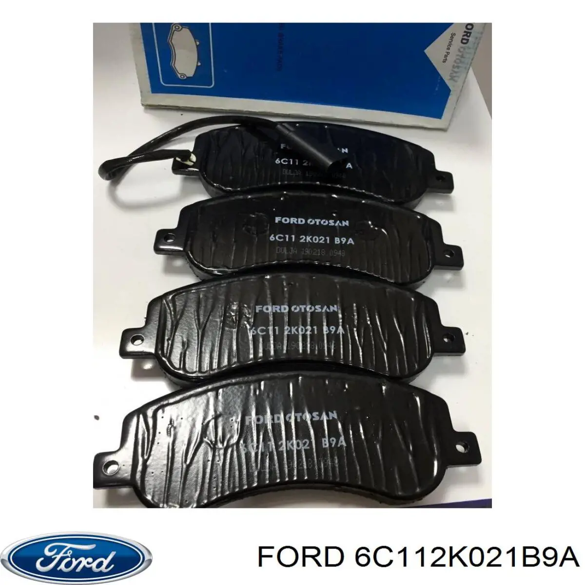 6C112K021B9A Ford Klocki hamulcowe przednie tarczowe