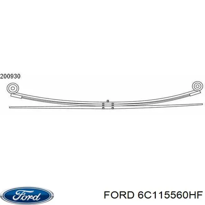 Resor tylny Ford 6C115560HF cena, od 124,43 USD