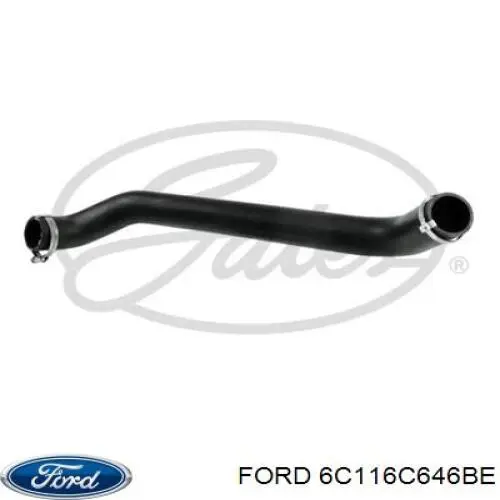 6C116C646BE Ford Przewód (króciec) intercoolera