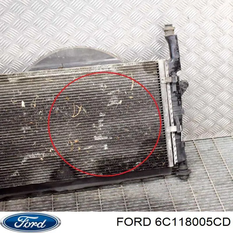 Do koszyka 6C118005CD Ford Chłodnica silnika