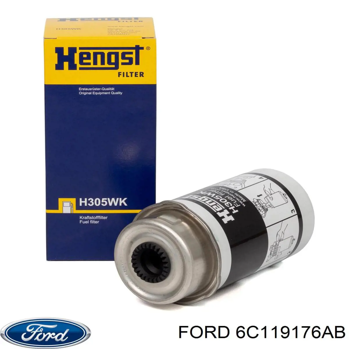 6C119176AB Ford Filtr paliwa