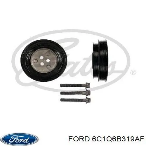Do koszyka 6C1Q6B319AF Ford Koło pasowe wału korbowego