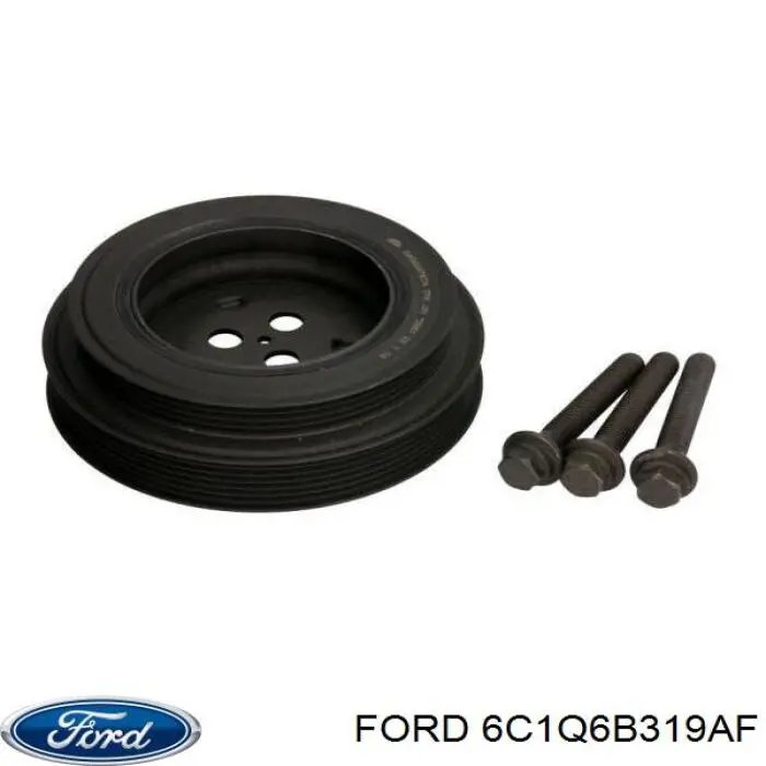 Koło pasowe wału korbowego Ford 6C1Q6B319AF cena, od 90,20 USD