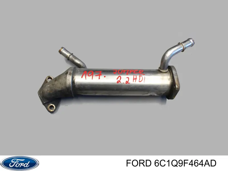 Chłodnica układu recyrkulacji spalin EGR 6C1Q9F464AF Fiat/Alfa/Lancia