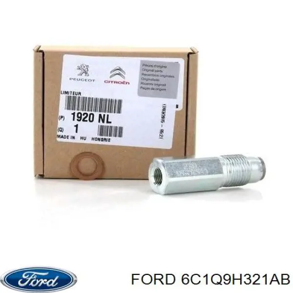 Do koszyka 6C1Q9H321AB Ford Regulator ciśnienia paliwa w listwie paliwowej