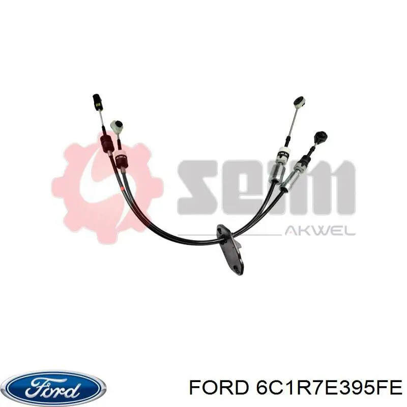 Linka dźwigni zmiany biegów podwójna Ford 6C1R7E395FE cena, od 96,40 USD