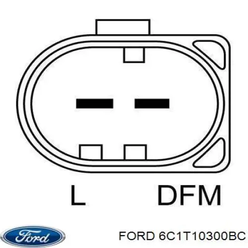 Do koszyka 6C1T10300BC Ford Alternator