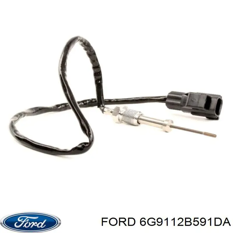 Do koszyka 6G9112B591DA Ford Czujnik temperatury spalin, przed katalizatorem