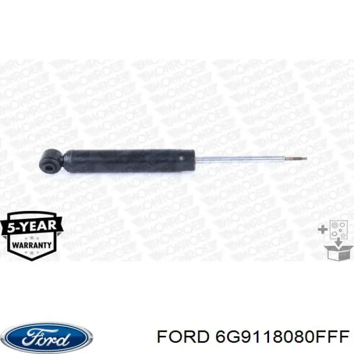 Do koszyka 6G9118080FFF Ford Amortyzator tylny