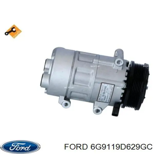 6G9119D629GC Ford Sprężarka klimatyzacji