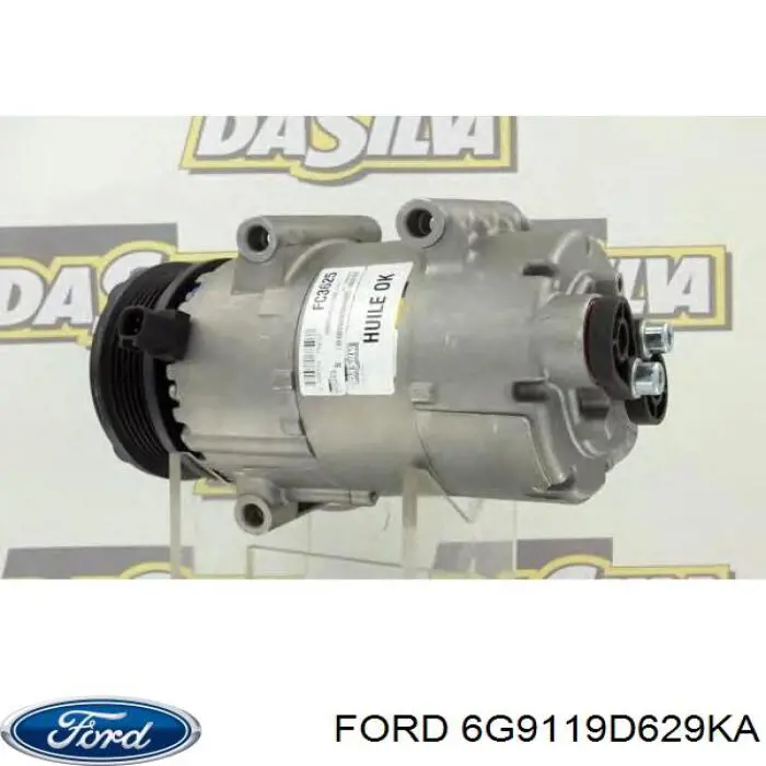 Sprężarka klimatyzacji Ford 6G9119D629KA cena, od 220,51 USD