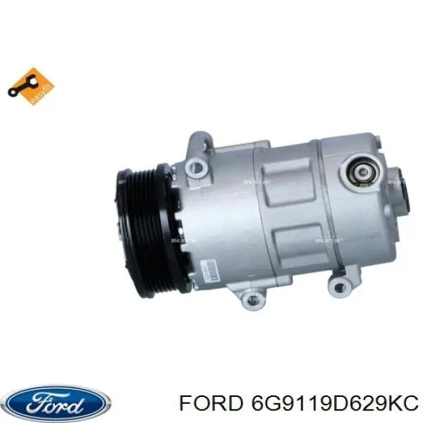 Sprężarka klimatyzacji Ford 6G9119D629KC cena, od 221,33 USD