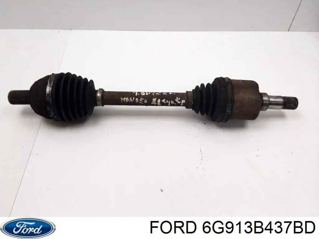 6G913B437BD Ford Półoś napędowa przednia lewa