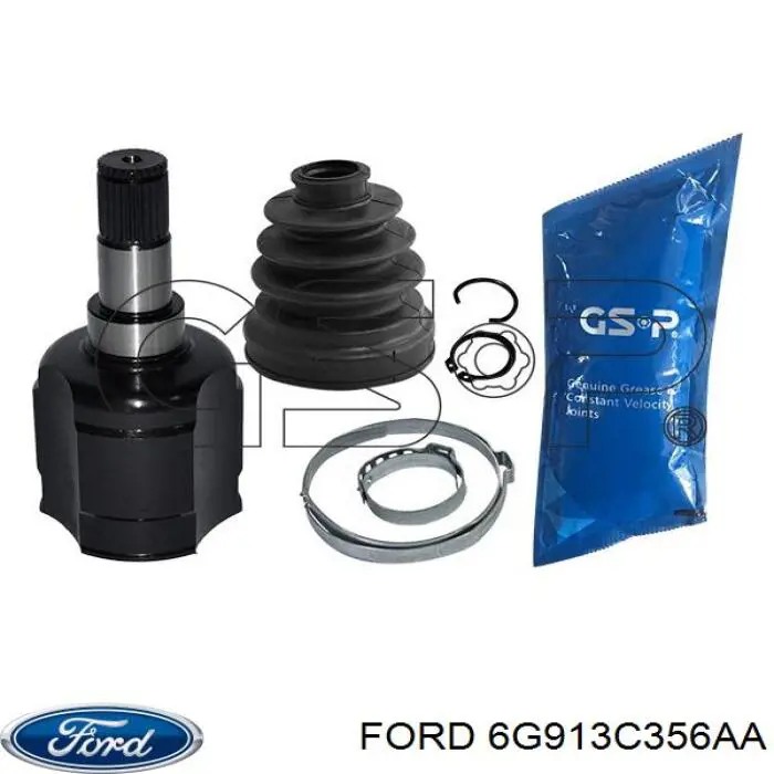 Do koszyka 6G913C356AA Ford Przegub homokinetyczny wewnętrzny przedni lewy