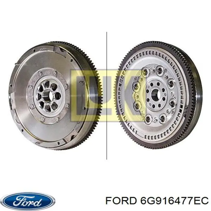 Koło zamachowe silnika Ford 6G916477EC cena, od 5,85 USD