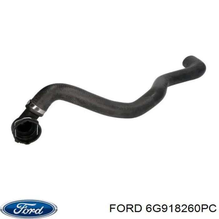 Przewód (króciec) chłodnicy górny Ford 6G918260PC cena, od 37,46 USD