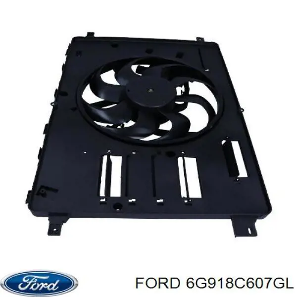 Dyfuzor chłodnicy, w komplecie z silnikiem i wirnikiem Ford 6G918C607GL cena, od 127,23 USD