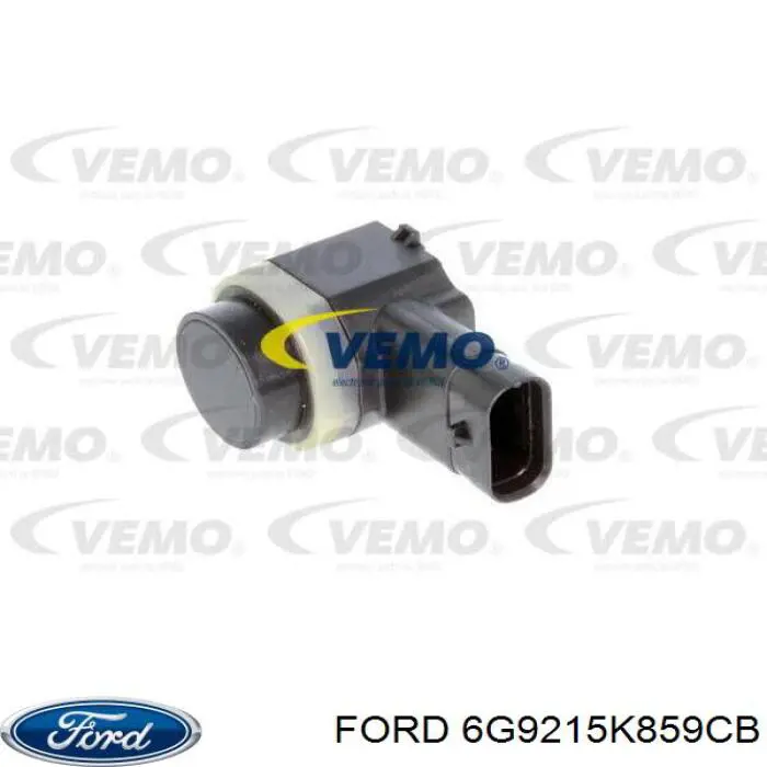 Czujnik parkowania przedni boczny Ford 6G9215K859CB cena, od 27,10 USD