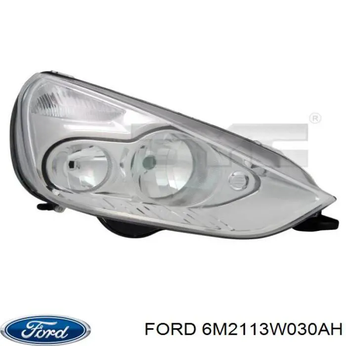 6M2113W030AH Ford Reflektor lewy