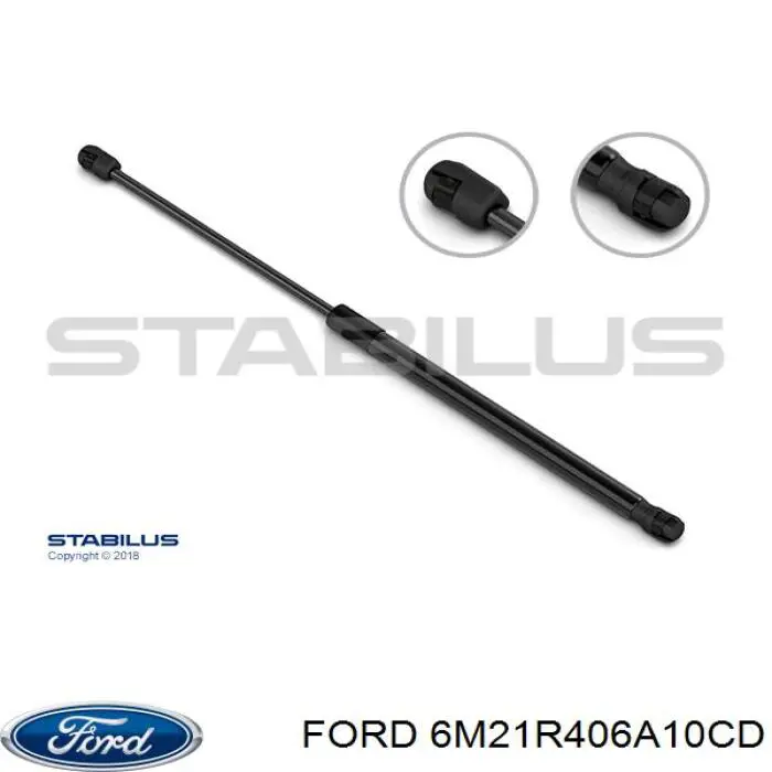 Amortyzator klapy bagażnika (3/5 drzwi-tylnych) Ford 6M21R406A10CD cena, od 13,91 USD