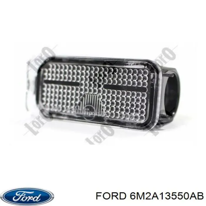 6M2A13550AB Ford lampa oświetlenia tylnej tablicy rejestracyjnej