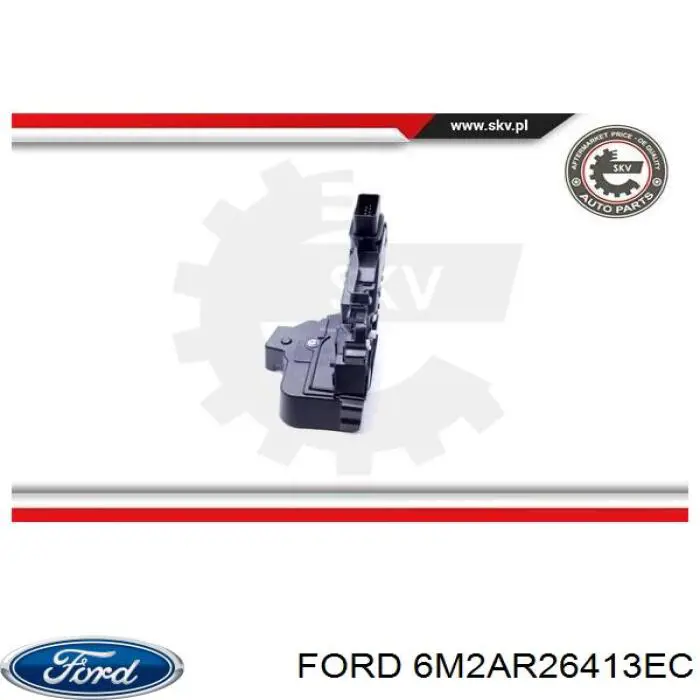 Zamek drzwi tylnych lewych Ford 6M2AR26413EC cena, od 57,46 USD